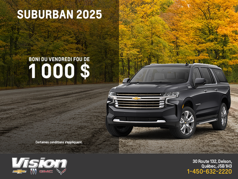 Le Chevrolet Suburban 2025