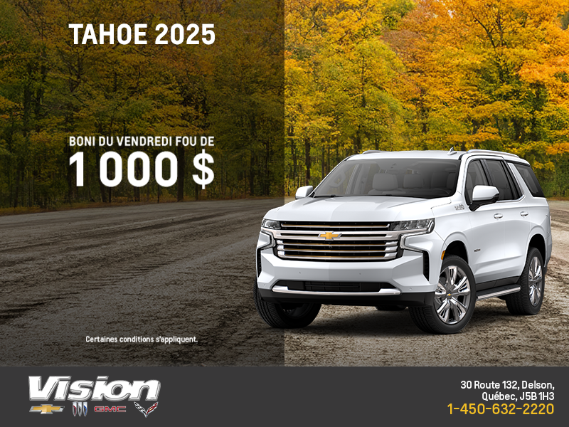 Le Chevrolet Tahoe 2025