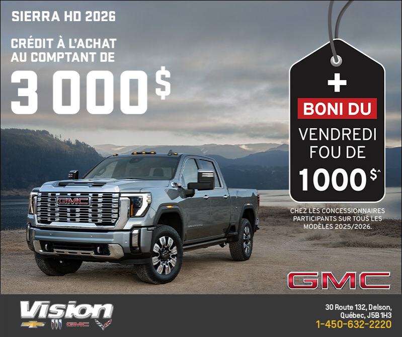 Le GMC Sierra HD 2026