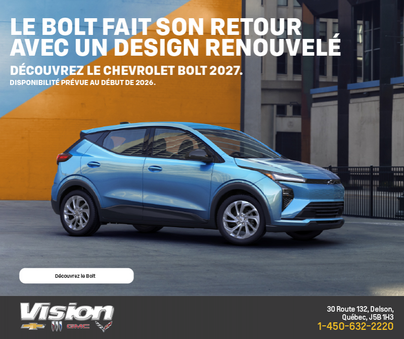 Procurez-vous le Chevrolet Bolt 2027