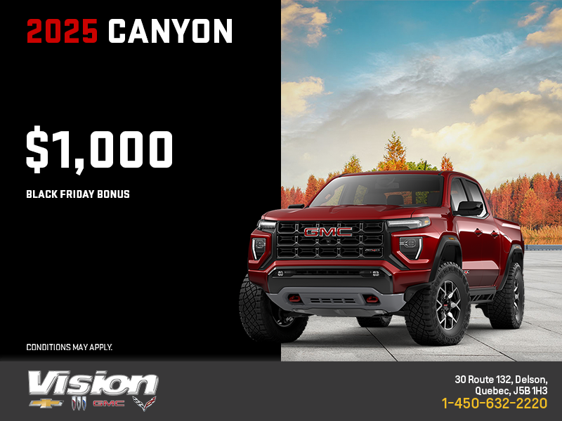 The 2025 GMC Canyon