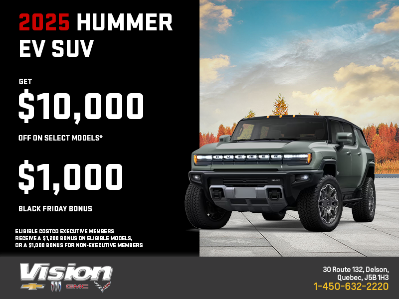 The 2025 GMC Hummer EV SUV