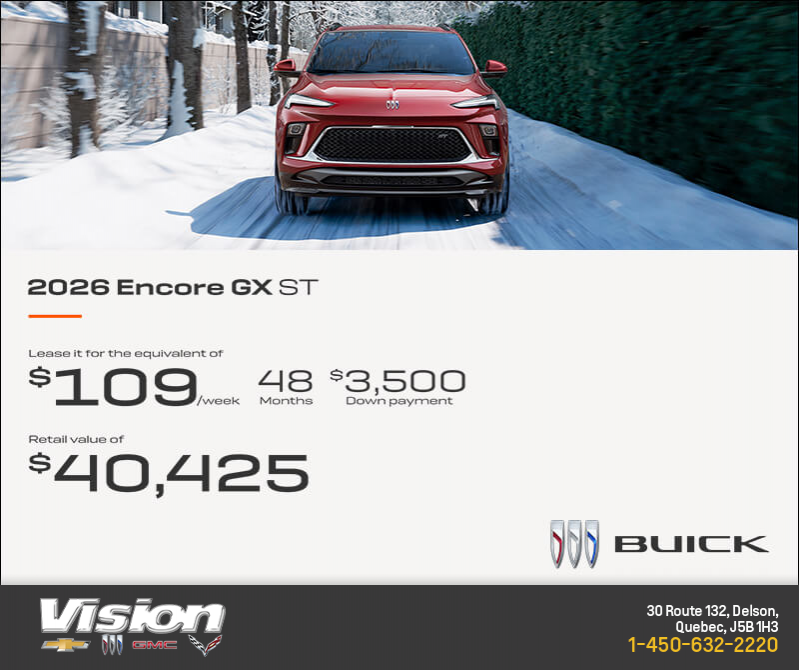 Get the 2026 Buick Encore GX