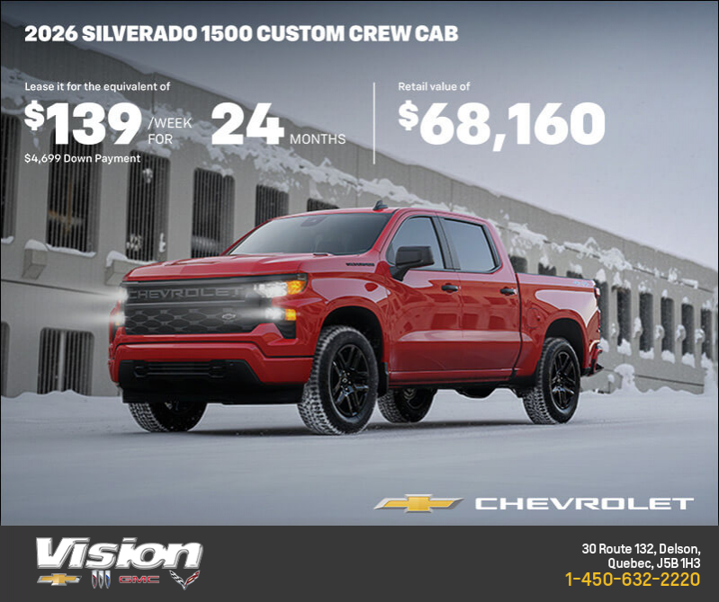 Get the 2026 Chevrolet Silverado 1500