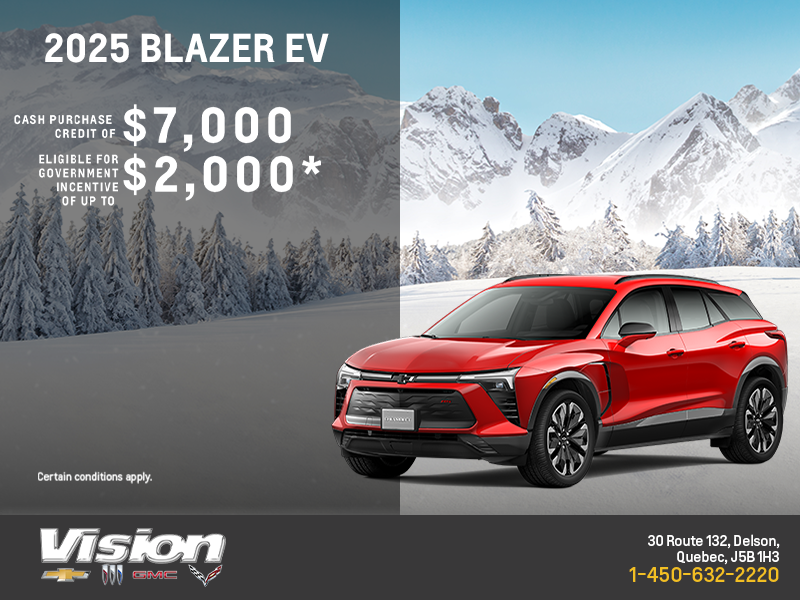 Get the 2025 Chevrolet Blazer EV