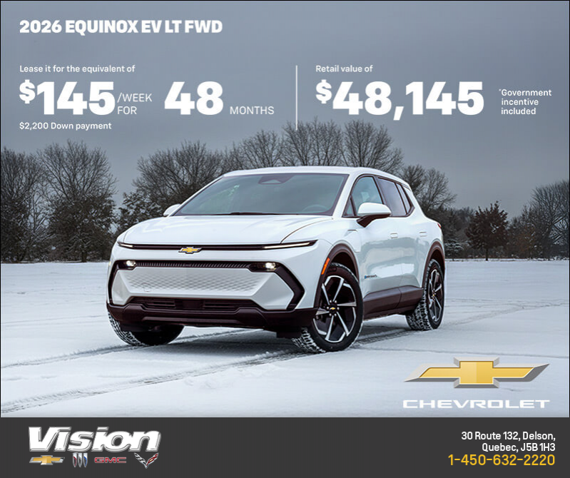 Get the 2026 Chevrolet Equinox EV