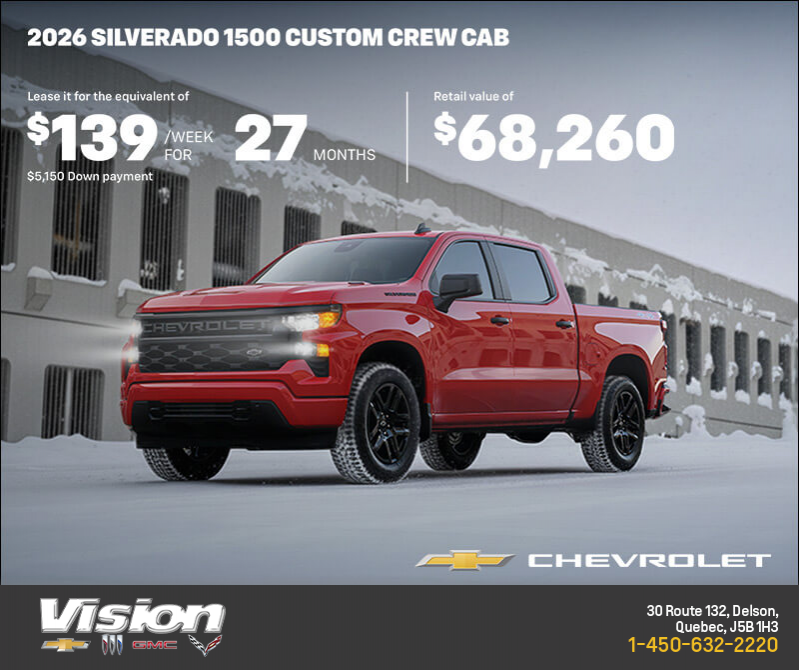 Get the 2026 Chevrolet Silverado 1500