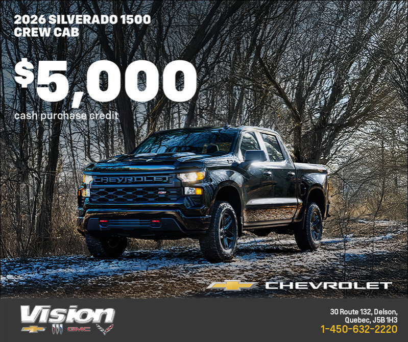 Get the 2026 Chevrolet Silverado 1500