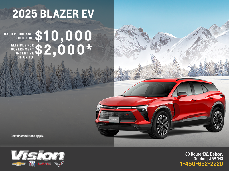 Get the 2025 Chevrolet Blazer EV