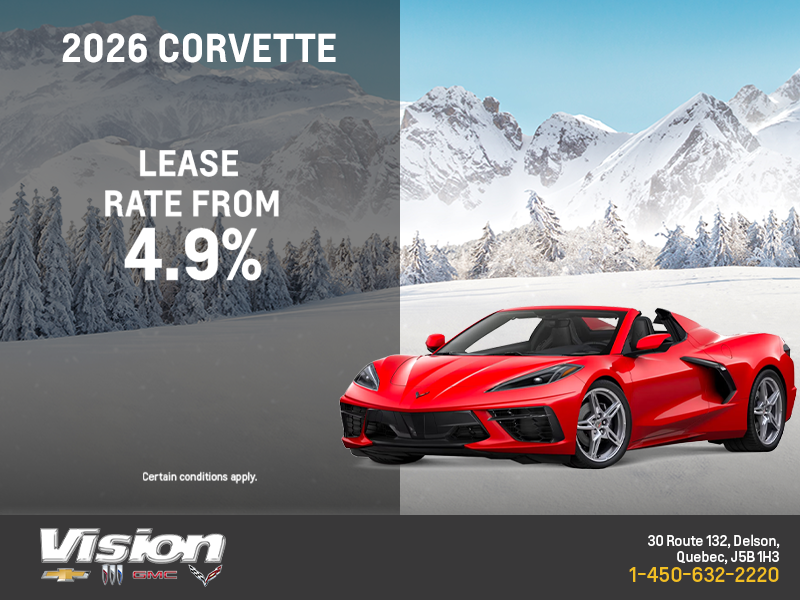 Get the 2026 Chevrolet Corvette