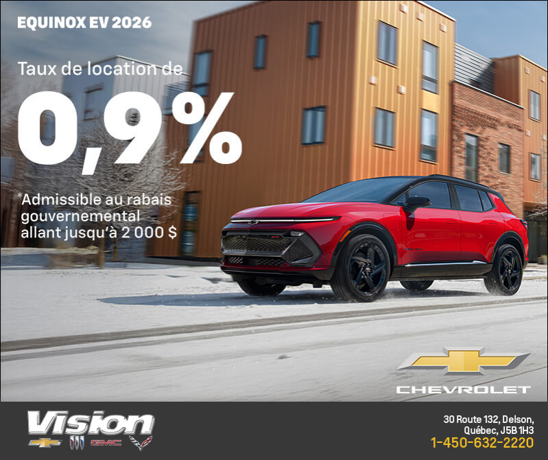 Procurez-vous le Chevrolet Equinox EV 2026