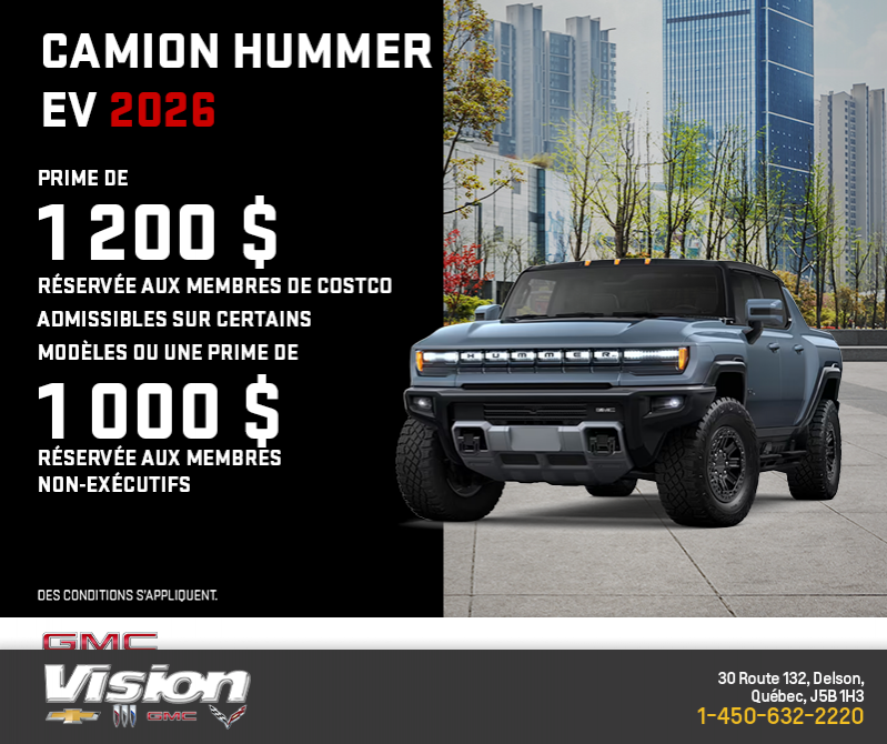 Le GMC Camion Hummer EV 2026