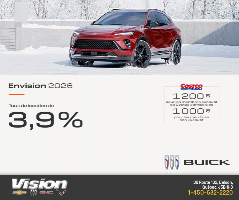 Procurez-vous la Buick Envision 2026