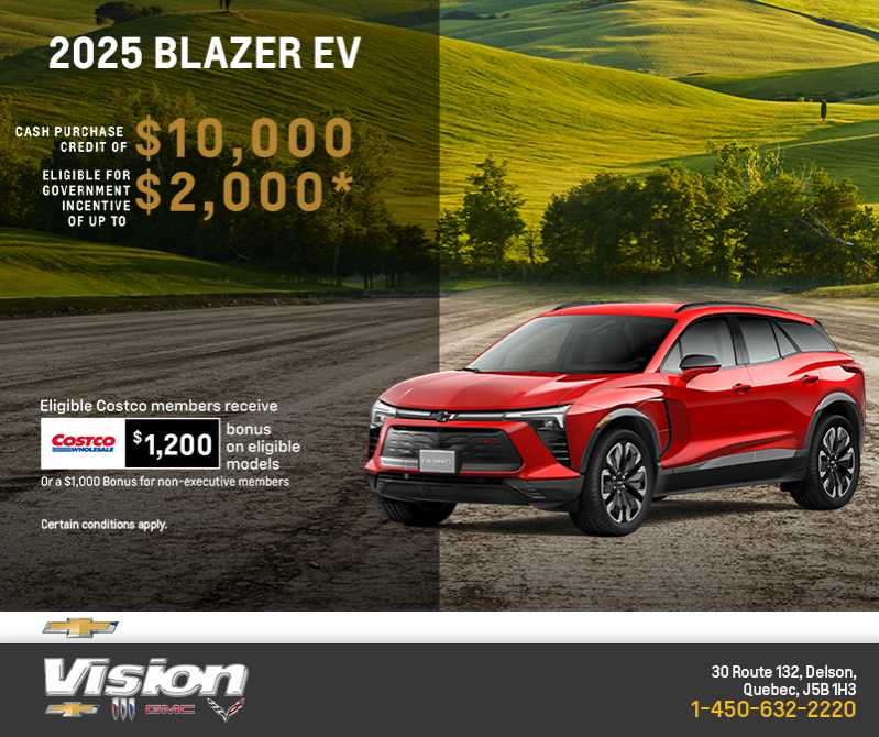 Get the 2025 Chevrolet Blazer EV
