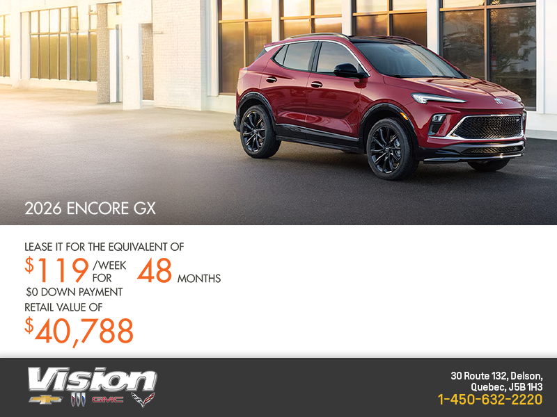 Get the 2026 Buick Encore GX
