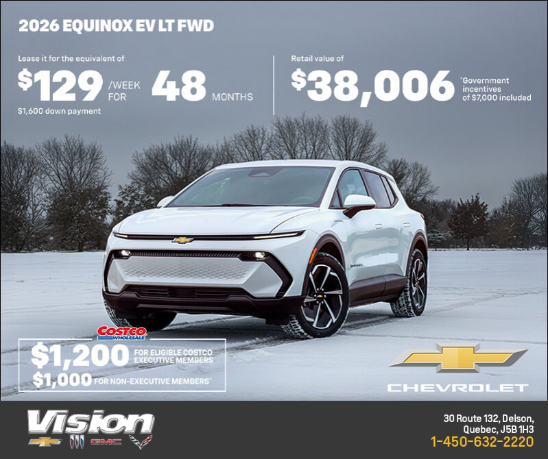 Get the 2026 Chevrolet Equinox EV