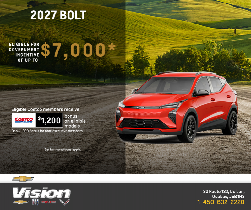 Get the 2027 Chevrolet Bolt