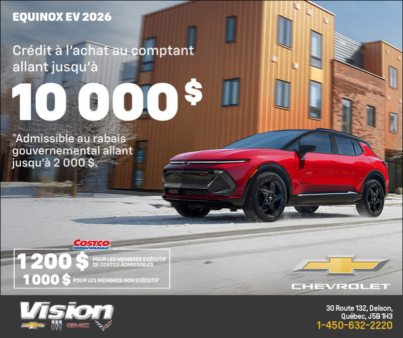 Procurez-vous le Chevrolet Equinox EV 2026