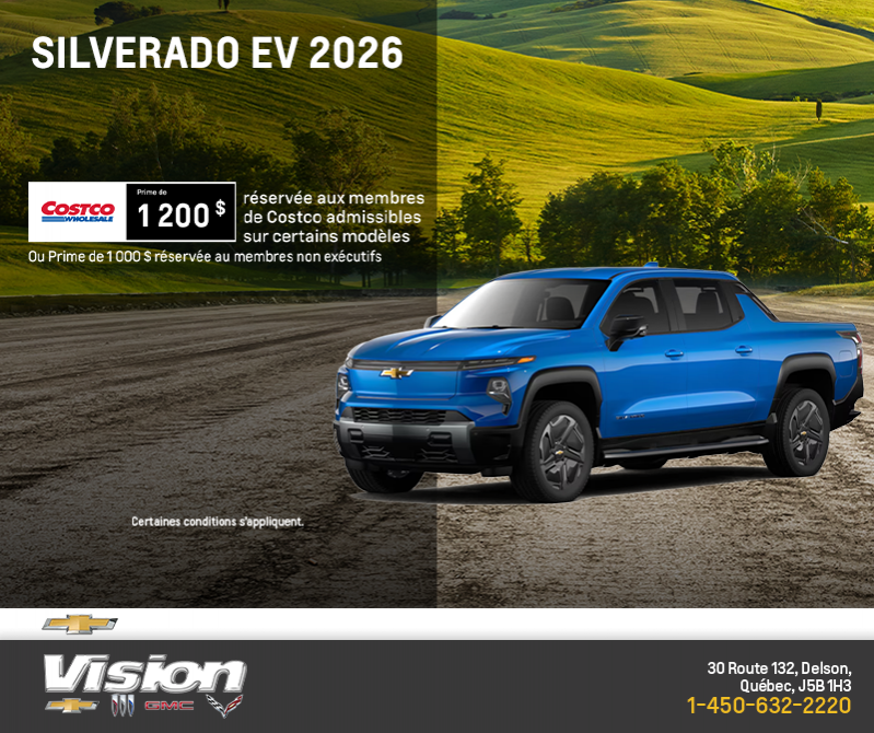 Procurez-vous le Chevrolet Silverado EV 2026