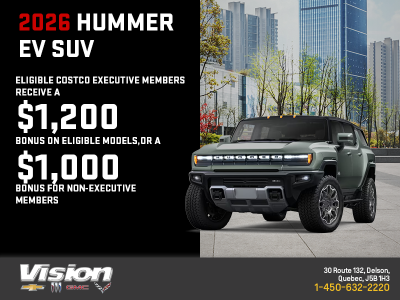 The 2026 GMC Hummer EV SUV
