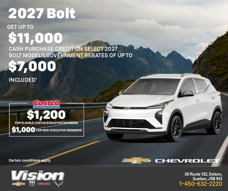 Get the 2027 Chevrolet Bolt