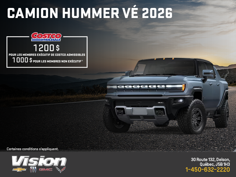 Le GMC Camion Hummer VÉ 2026