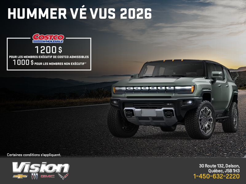 Le GMC Hummer VÉ VUS 2026