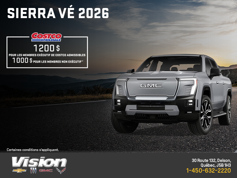 Le GMC Sierra VÉ 2026