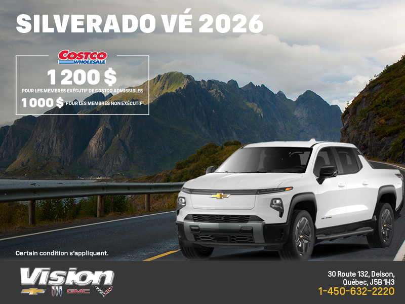 Procurez-vous le Chevrolet Silverado VÉ 2026