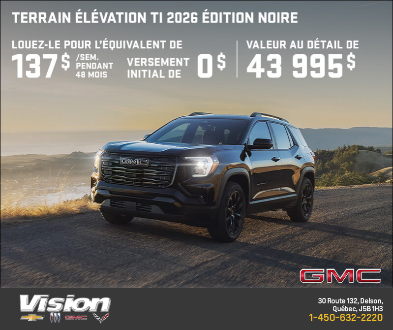 Le GMC Terrain 2026