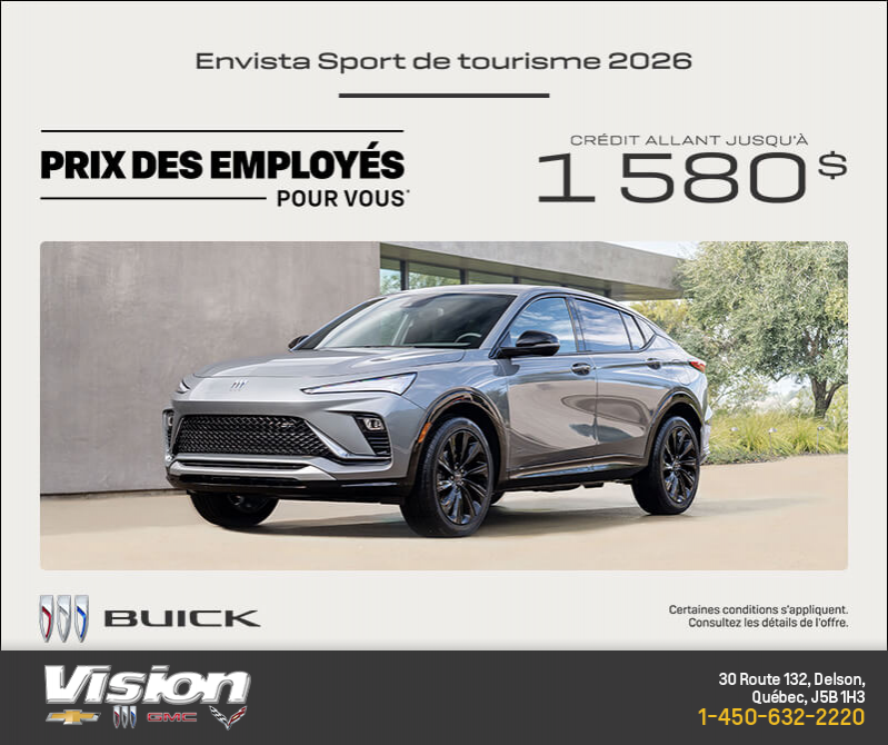 Procurez-vous la Buick Envista