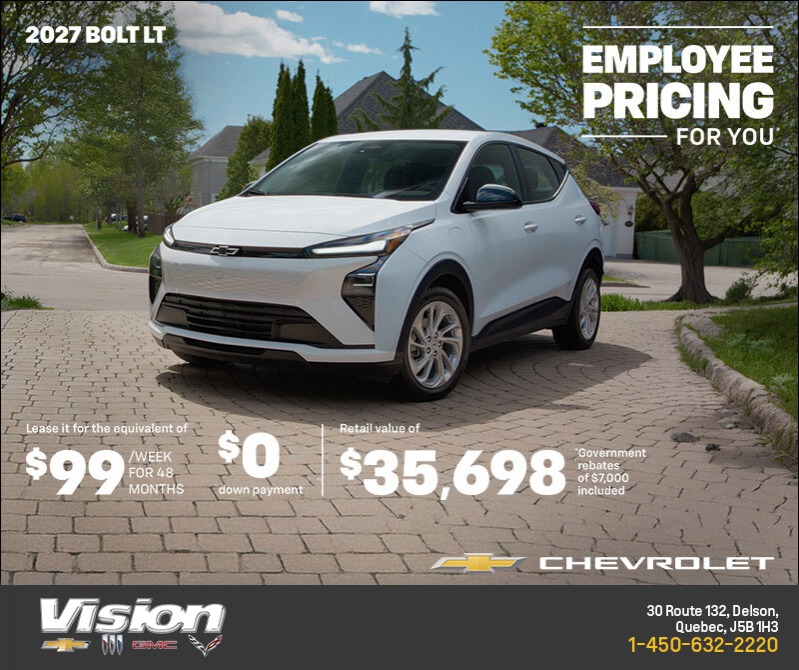 Get the 2027 Chevrolet Bolt LT