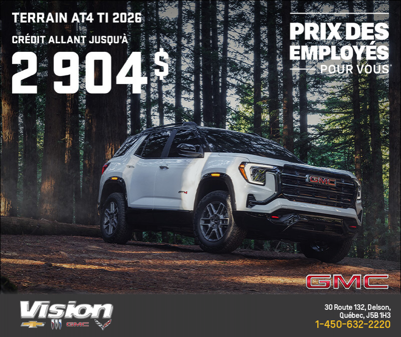 Le GMC Terrain 2026