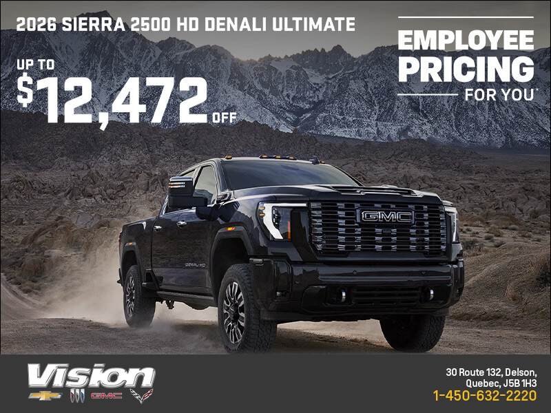 The 2026 GMC Sierra 2500 HD Denali Ultimate