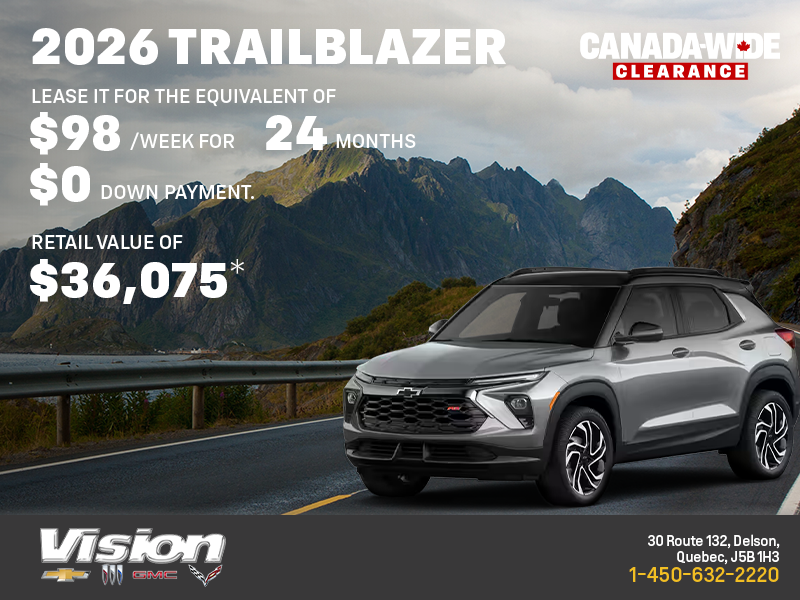 2026 Chevrolet Trailblazer