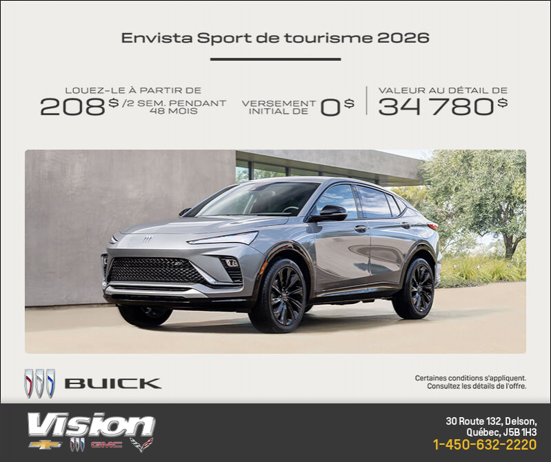 Procurez-vous le Buick  Envista