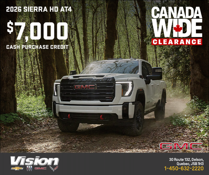 The 2026 GMC Sierra HD AT4