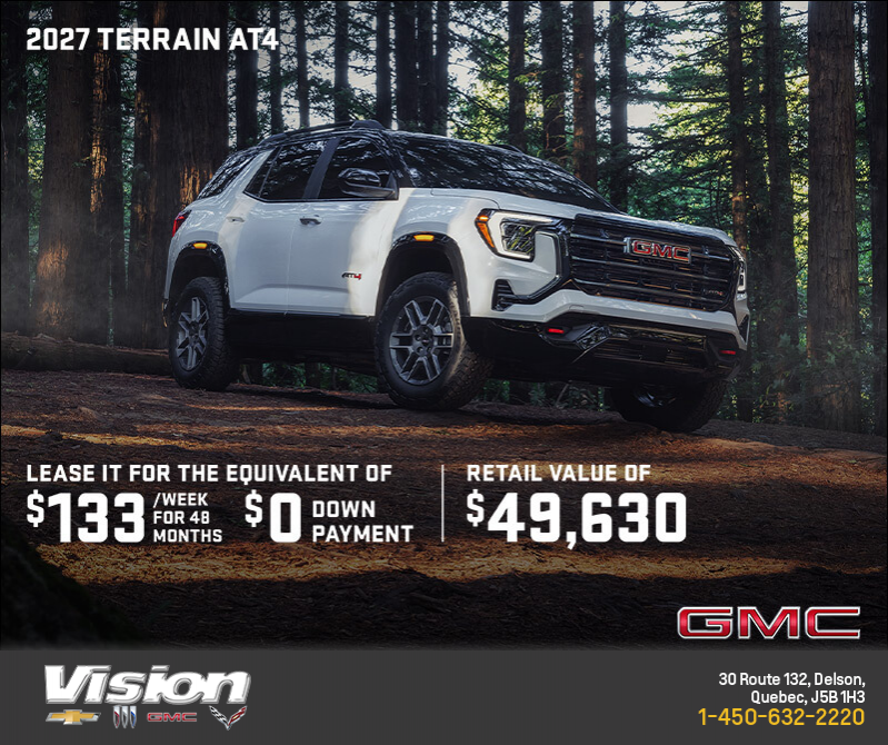 The 2027 GMC Terrain AT4