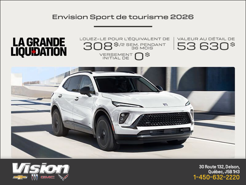 Procurez-vous la Buick Envision 2026