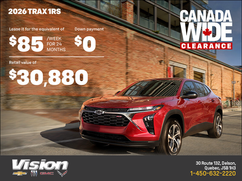 The 2026 Chevrolet Trax 1RS