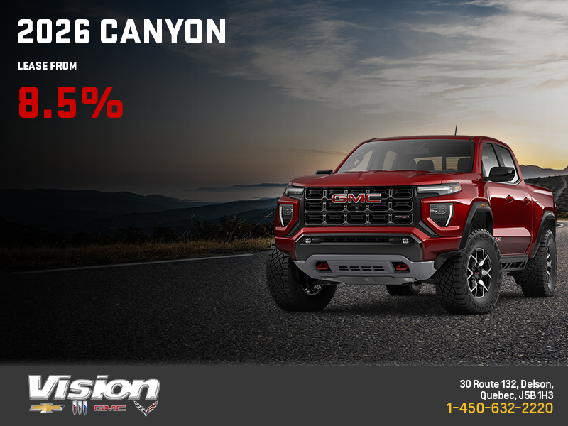 The 2026 GMC Canyon