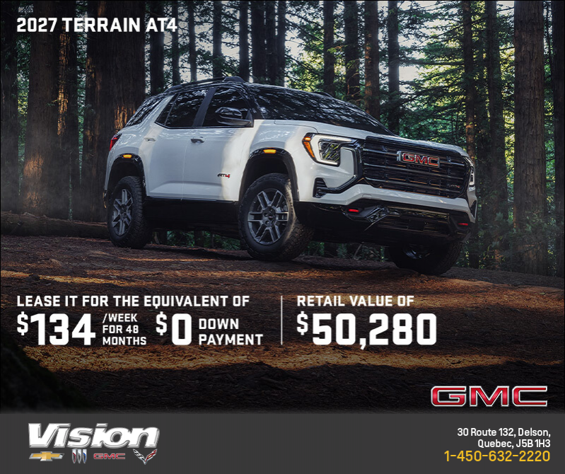 The 2027 GMC Terrain AT4