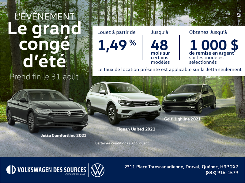 L'événement Le grand congé d'été