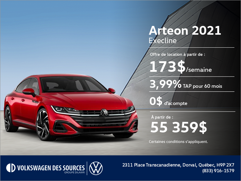 Procurez-vous l'Arteon 2021
