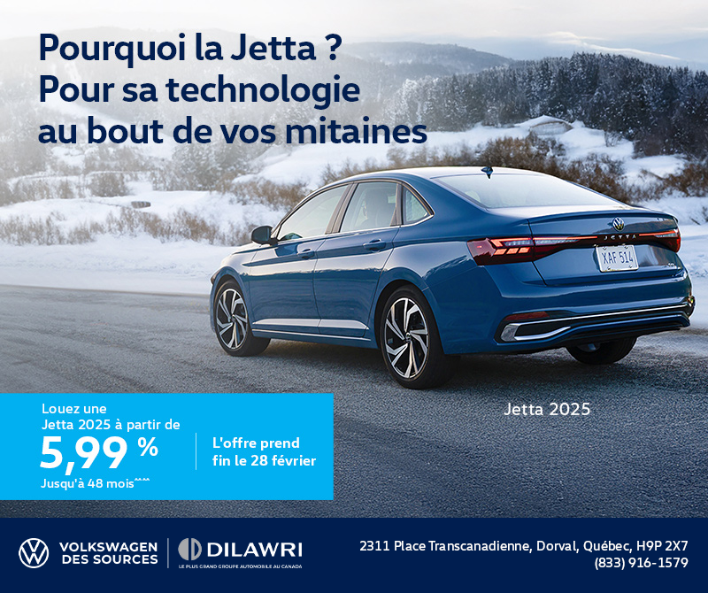 Procurez-vous la Volkswagen Jetta 2025