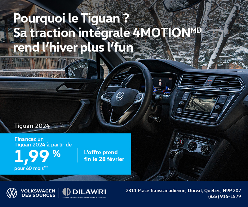 Procurez-vous le Volkswagen Tiguan 2024