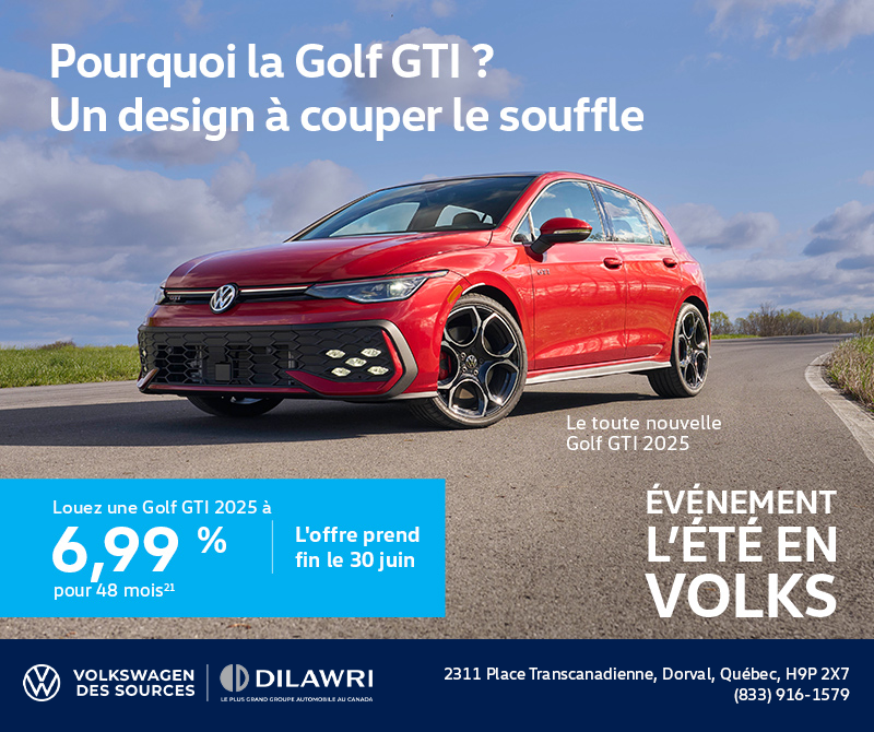 Procurez-vous la Volkswagen Golf Gti 2025