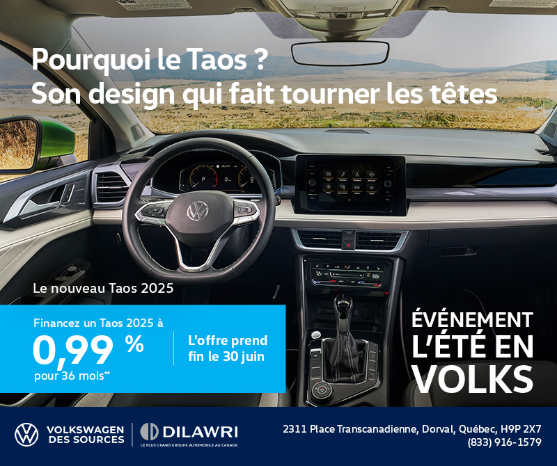 Procurez-vous le Volkswagen Taos 2025