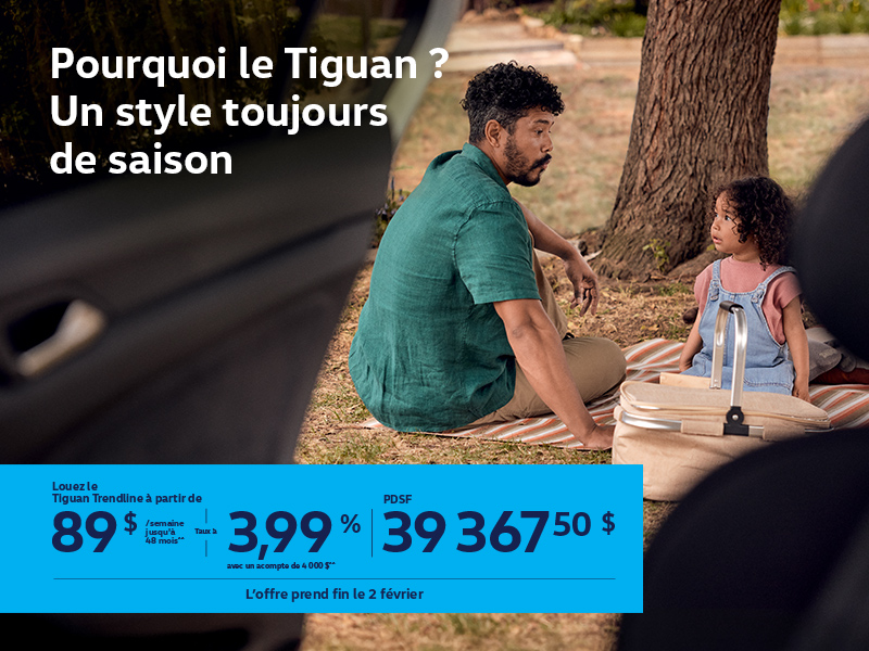Procurez-vous le Volkswagen Tiguan 2026