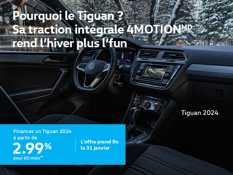 Procurez-vous le Volkswagen Tiguan 2024